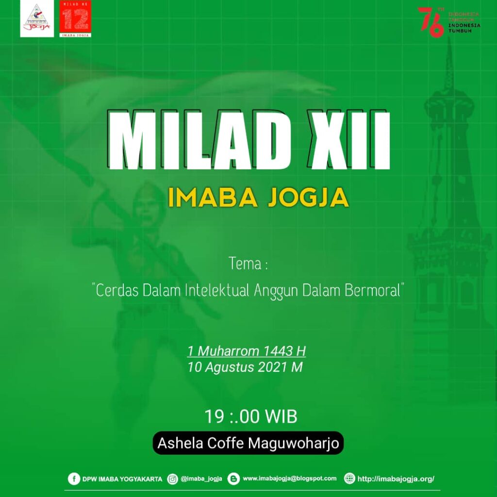 Milad IMABA Jogja Ke-XII: Cerdas Dalam Intelektual Anggun Dalam Bermoral